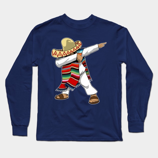 Mexican Dabbing Long Sleeve T-Shirt by Styleuniversal